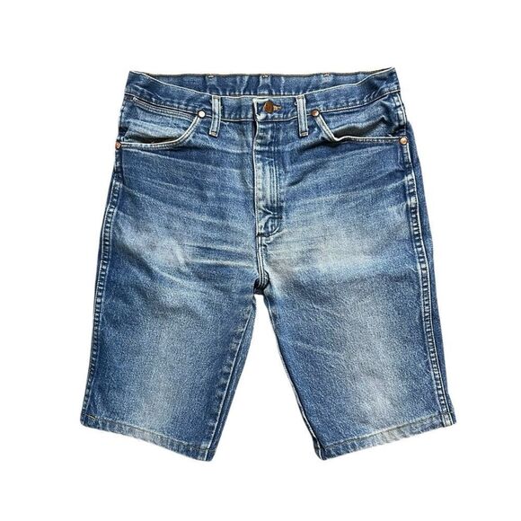 Vintage WRANGLER Cowboy Cut Bermuda Shorts Size 33 - Picture 2 of 5